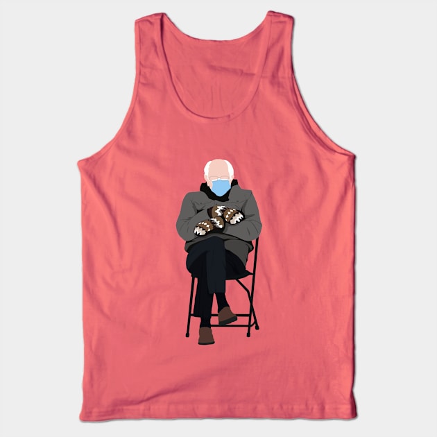 Bernie Sanders Inauguration Meme Tank Top by valentinahramov